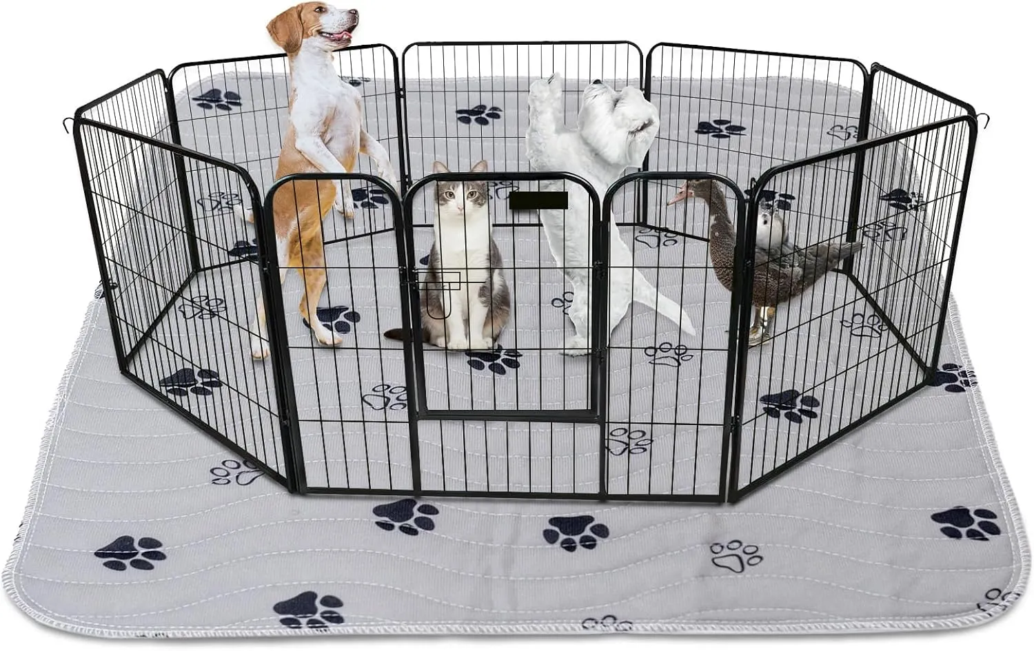 Waterproof Reusable Pets Training Pads Washable Pee Pads for Dogs with Leakproof Bottom, Puppy Pads for Potty Training (1 Pack, 72"x72")