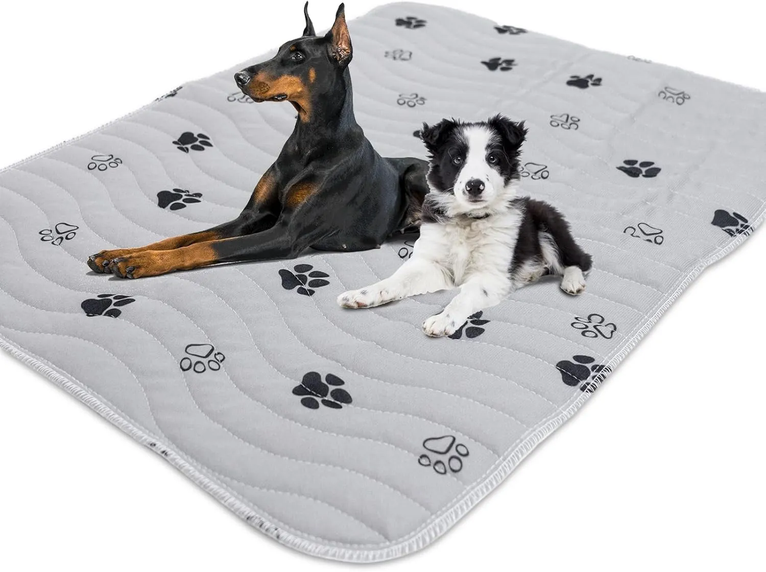 Waterproof Reusable Pets Training Pads Washable Pee Pads for Dogs with Leakproof Bottom, Puppy Pads for Potty Training (1 Pack, 72"x72")