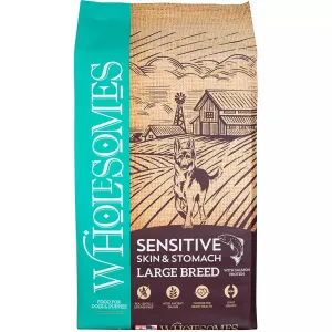 WHOLESOMES Sensitive Skin and Stomach Large Breed with Salmon Dog Food