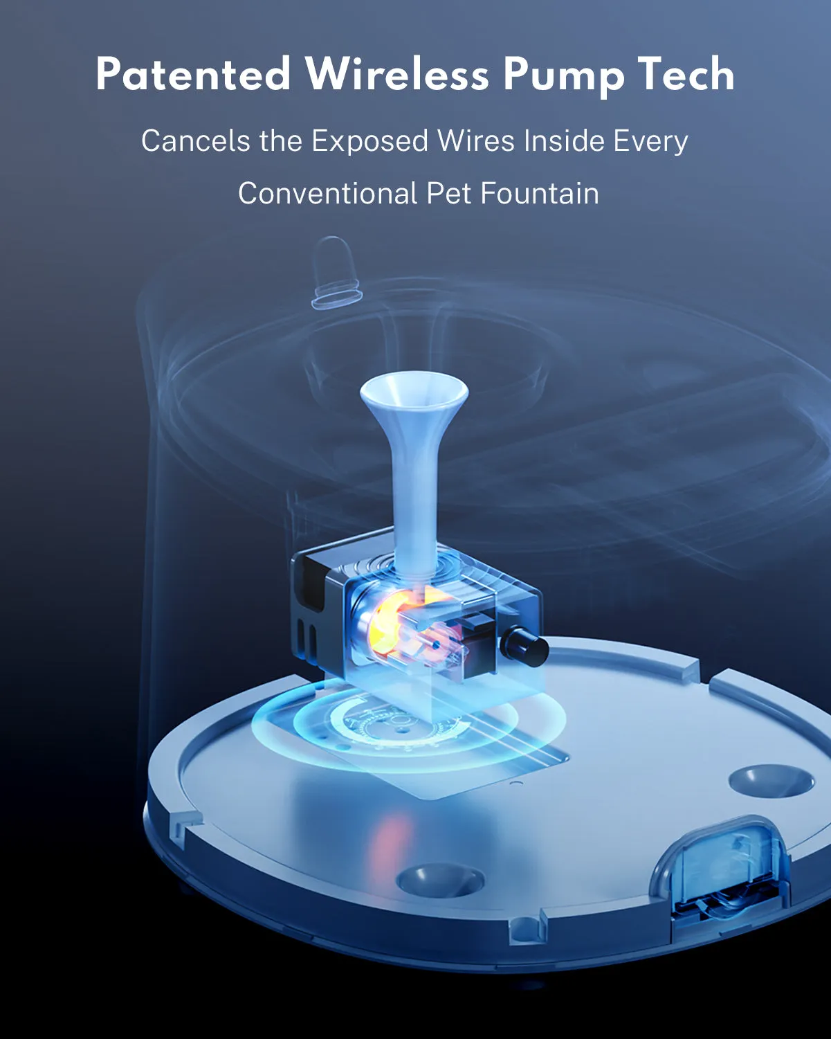 Wireless Pump for WF20 Pet Fountain
