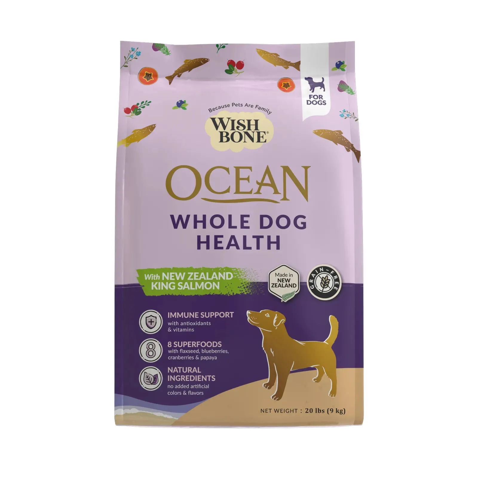Wishbone - Ocean - New Zealand King Salmon Dry Dog Food