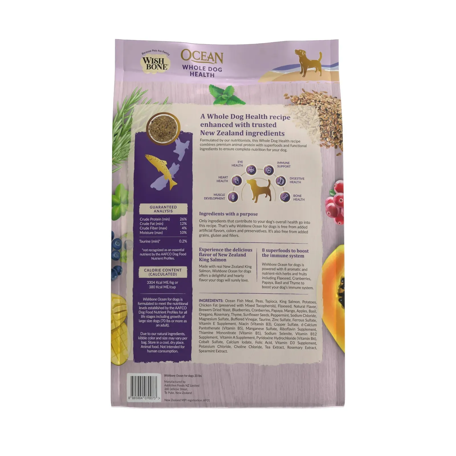 Wishbone - Ocean - New Zealand King Salmon Dry Dog Food